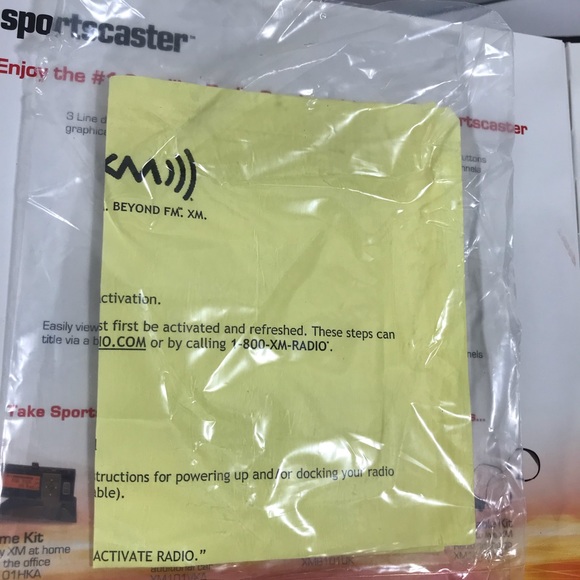 XM Satellite Radio Sportscaster (New in Original Sealed Box) - Picture 9 of 10